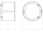 KAIS Decken-Verbindungsdose HWD  9464-50 