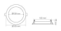 Nobile LED Panel Flat 130 R   1571301012 