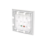BJ Wippe 2-fach m.Bedruckung 2058-24-44M 