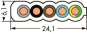 WAGO 897-251 Flachleitung,Eca,5G2,5 