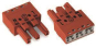 WAGO 770-1303 Buchse,3-polig,Kod. P,rot 
