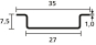 Hellermann DELTA-2F-ST-ML 15x5,5 gelocht 