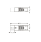 WAGO 893-1012 Stecker,mit 