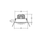 BRUM LED-Einbaustrahler         38187253 
