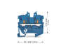 WAGO 2250-1204 2-Leiter-Mini-Durchgangs- 