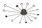 TRIO LED-Wandl. PEACOCK15x2.6W 679511532 