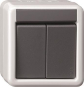 GIRA 516130 Taster-BA 2fach 1-Punkt KNX 