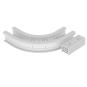 Unex Flachbogen 90  lichtgrau   67226-04 