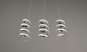 Trio LED-PL LAOLA, 3x8W, 4000K R34183106 