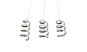 Trio LED-PL LAOLA, 3x8W, 4000K R34183106 