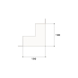 GGK LFS-Ausseneck 40x60mm  LFS/AE40X60RW 