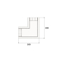 GGK 18375 Flachwinkel BR BR 60x110/80-FW 