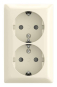 BJ SCHUKO  Doppelsteckdose 202 EAPBJ-522 