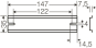 Hensel Tragschiene 147mm        DK TS 10 