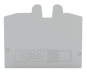 WAGO 2052-1291 Abschlussplatte,grau 