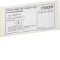Hager Funktionserhaltetikett LFS   LFSFE 