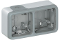 Legrand 069672 Gehäuse 2-fach waagerecht 