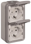 Legrand 069744 Steckdose (SL) 2-fach 