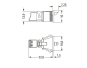 WAGO 890-712 Snap-In-Stecker, 