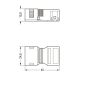 WAGO 770-502/041-000 Zugentlastungs- 