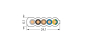 WAGO 897-251 Flachleitung,Eca,5G2,5 