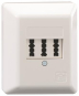 RB Telefondose TAE 3x6  NFN  AP 