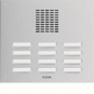 ELCOM V2A-matt Sprechgitter     TVM-12/3 