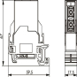 TG STX Tragschienen-         H82000A0014 