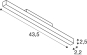 SLV IN-LINE 44 , opal, DALI,     1006624 