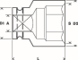 Bosch Steckschlüsseleinsatz   1608556033 