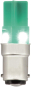 Sirena LED  LD4.5.4WO-BA15d 240V AC grün 