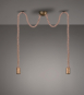 Trio Pendelleuchte ROPE, 2x    310100204 