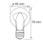 Paulmann LED Fil Tropfen 470lm E14 28632 
