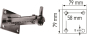 SOMFY Pfostenflansch K,          9014609 