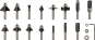 Bosch 2607017472 15tlg   15 TLG MIXED FR 
