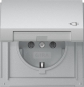 GIRA 445465 SCHUKO-Steckdose Klappdeckel 