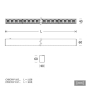LTS    CHOCM-P 105.1138.840/DALI schwarz 