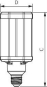 PHIL TForce LED HPL 42W/840 (200W) 
