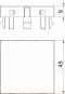 OBO ADP-B AL1 Blinddeckel 1/1 Modul 