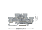 WAGO 870-151 2-Pin/2-Pin-Doppelstock- 