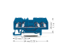 WAGO 280-684 3-Leiter-Durchgangs- 
