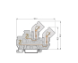 WAGO 870-101 1-Leiter/1-Pin-Doppelstock- 