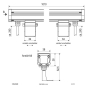 EVN Wallwasher silber IP65 36W P65243699 