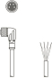 Leuze Anschlussleitung KD U-M8-4W-V1-100 