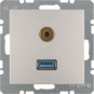 Berker USB/3,5mm Audio        3315391404 