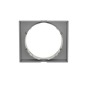 BJ Designrahmen edelstahl 6851/DR-136 