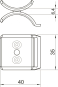 OBO 2058 M2 34 A2 Doppelwanne 28-34mm A2 