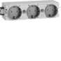 Hager Steckdose 3fach m.Wago  GS30009011 