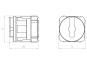 KAIS Decken-Verbindungsdose      1264-50 