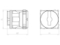 KAIS Decken-Verbindungsdose      1265-50 